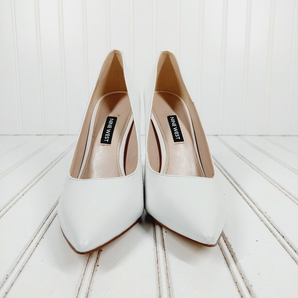 Nine West White Heels - Picture 3 of 13